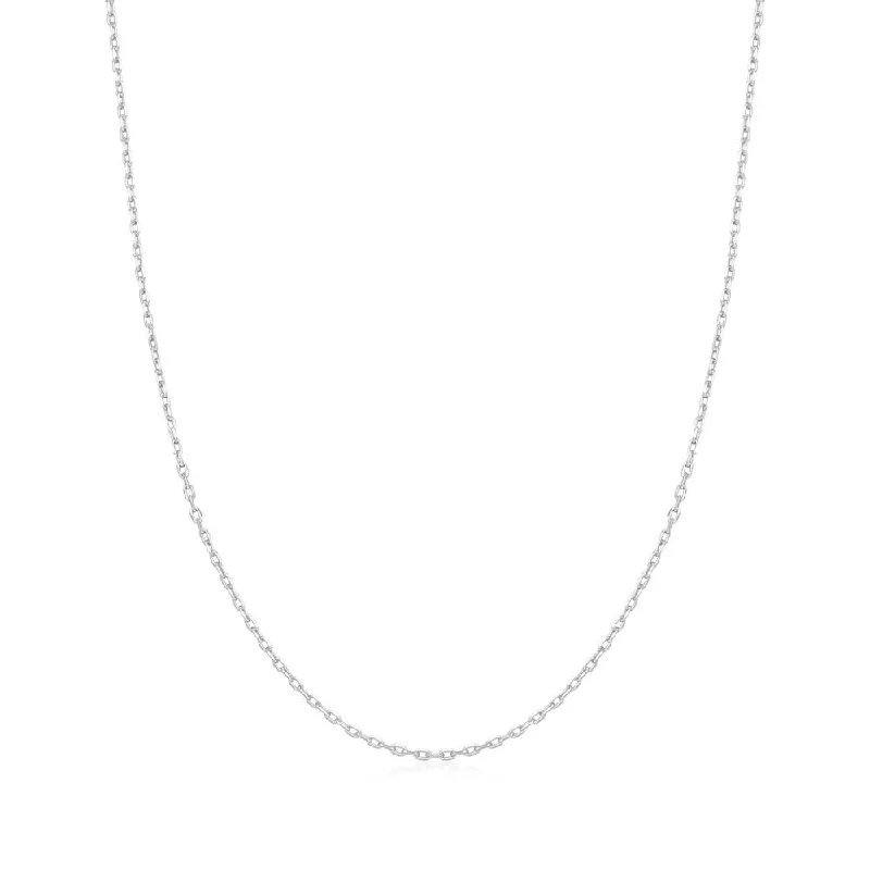 Ania Haie Silver Mini Cable Link Chain