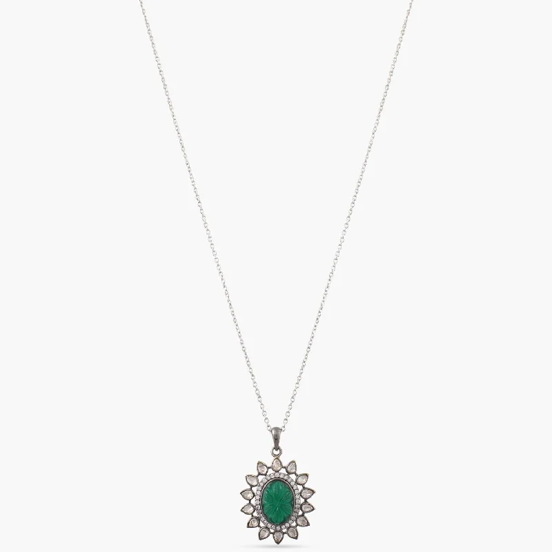 real opal ring for women Dainty Carved Moissanite Silver Pendant
