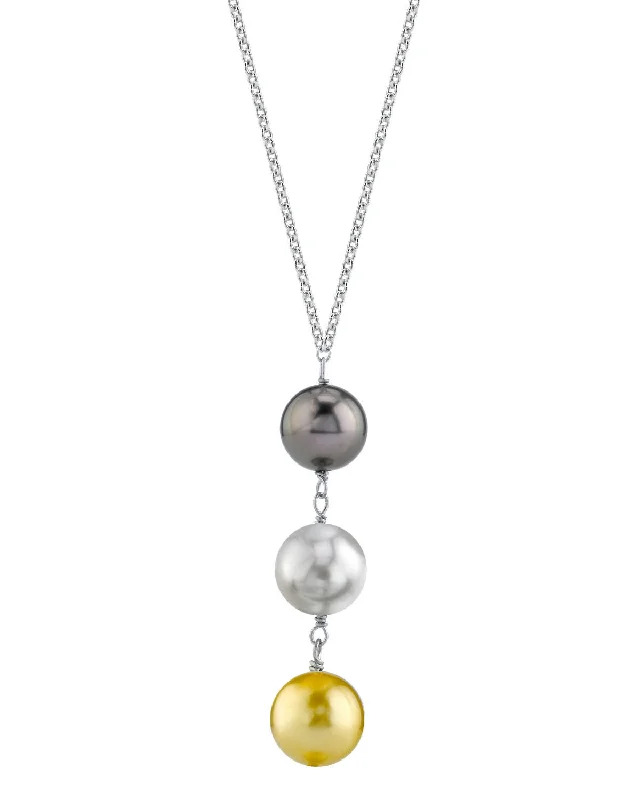 celestial meteor shower earrings Multicolor South Sea Pearl Honor Pendant