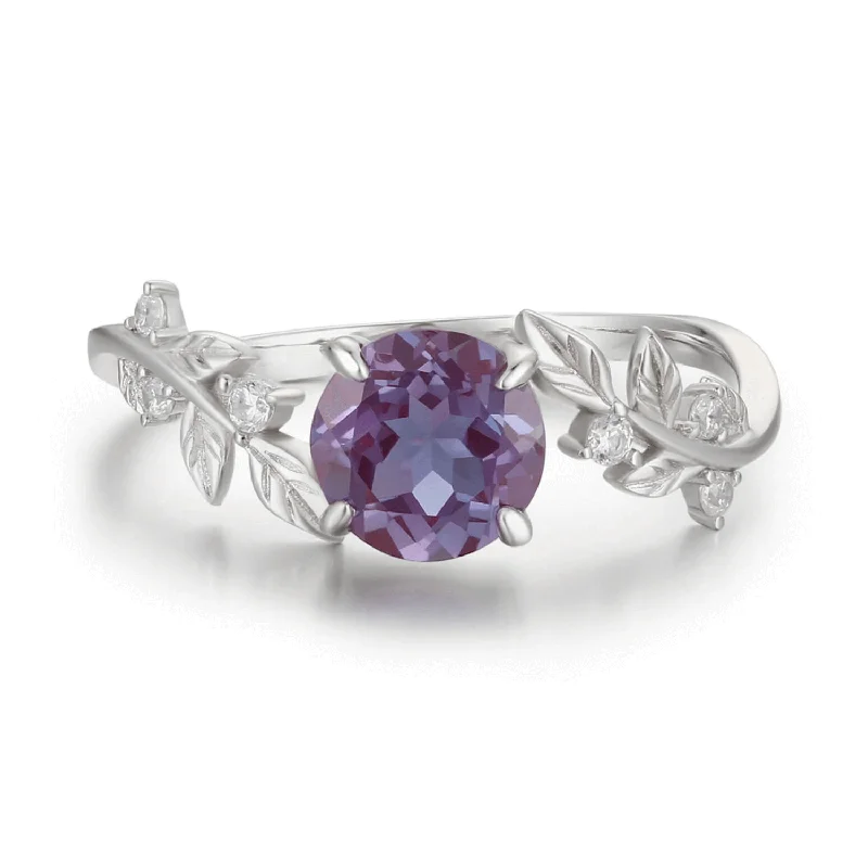 Between the Leaf Alexandrite Ring©