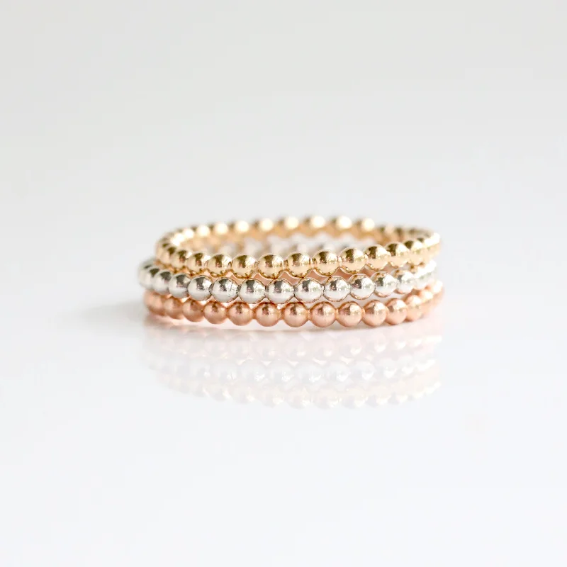 Beaded Stacking Ring