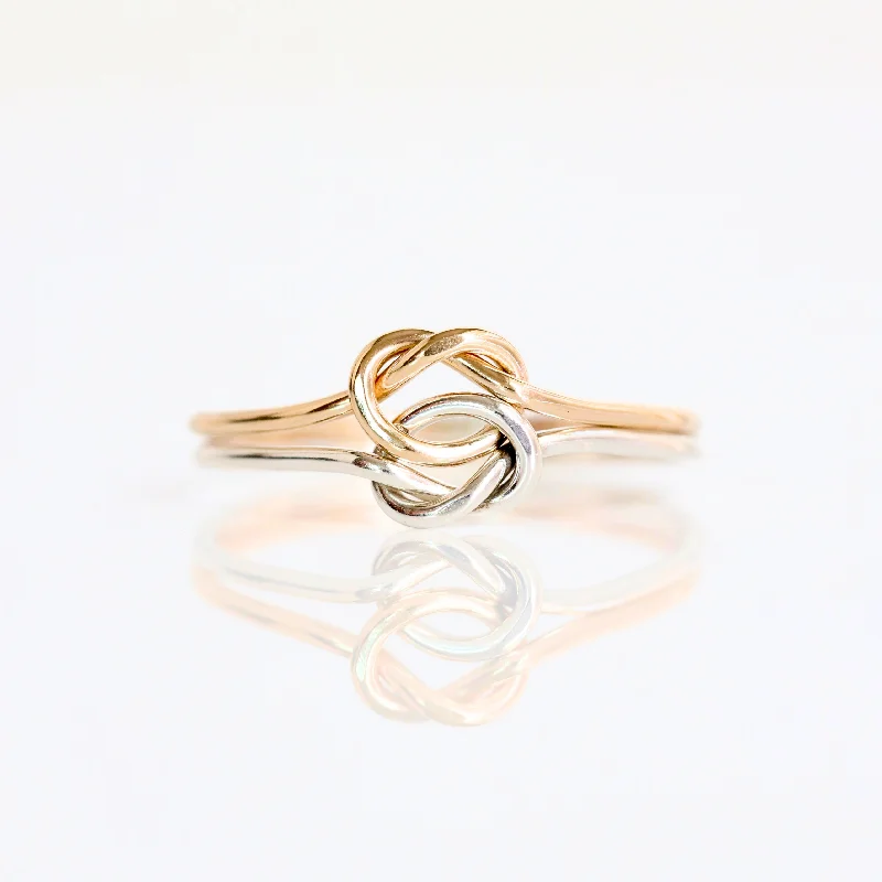 Double Love Knot Ring