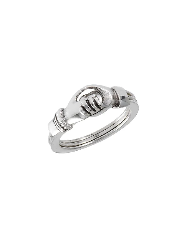 Hands and Heart Ring