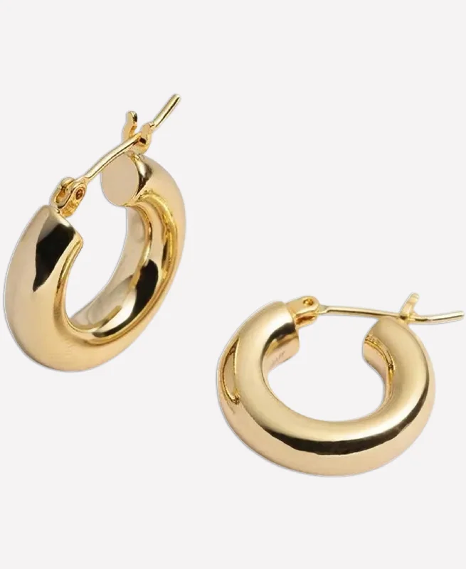 Holly Hollow Hoop Earrings