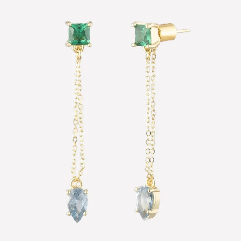 Kathryn Crystal Drop Earrings