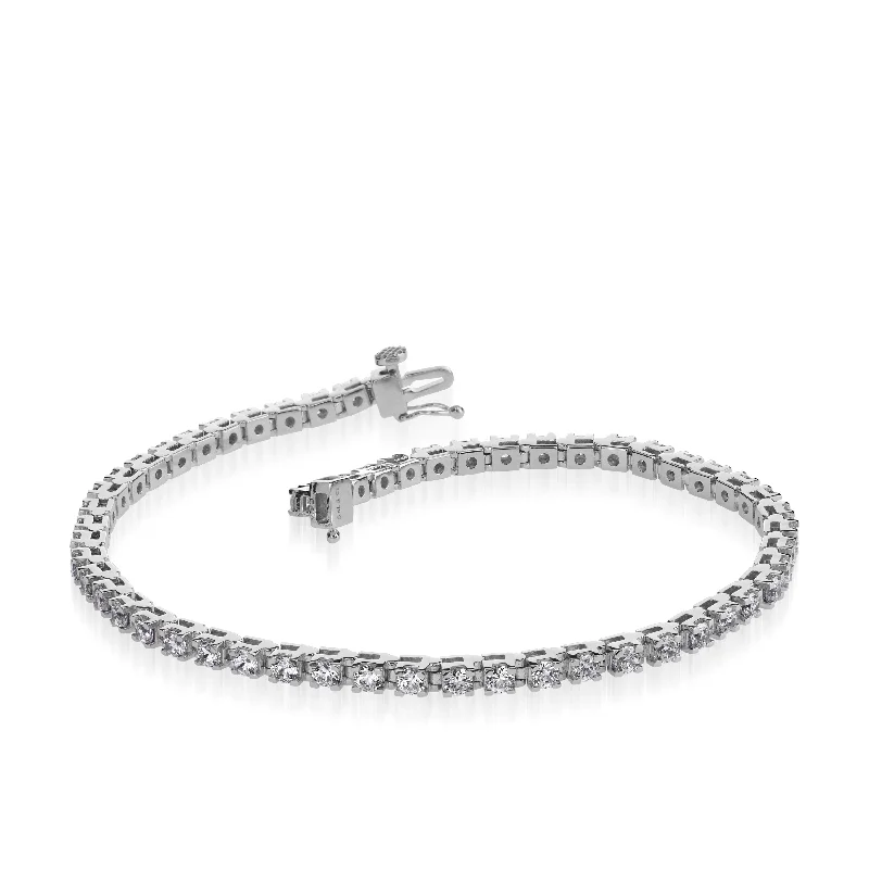 handmade raw stone engagement ring Lab Grown Diamond Tennis Bracelet 1.00-5.00 Total Carat Weight