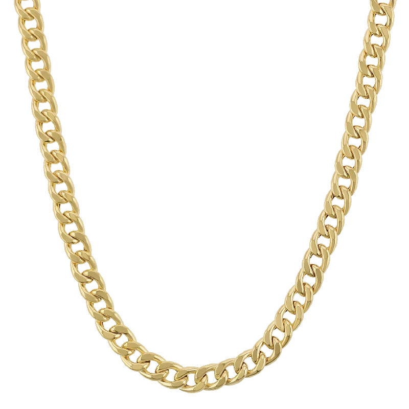 14K Miami Cuban Link Chain Necklace 5.5mm