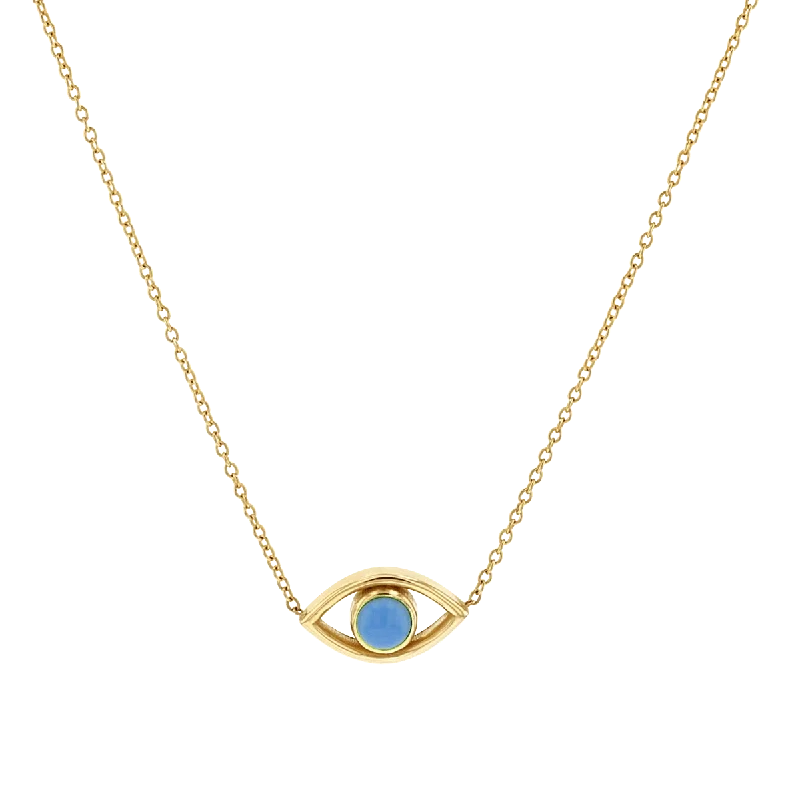 Turquoise Evil Eye Necklace