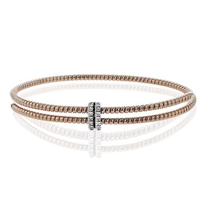 Bangle in 18k Gold with Diamonds