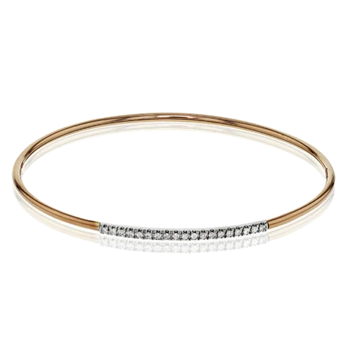 Bangle in 18k Gold with Diamonds