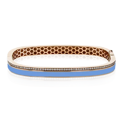 Bangle in 18k Gold with Diamonds