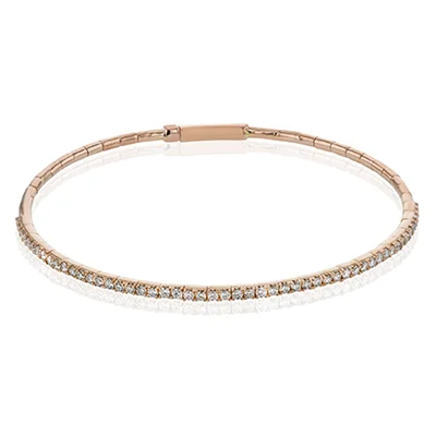 Bangle in 18k Gold with Diamonds