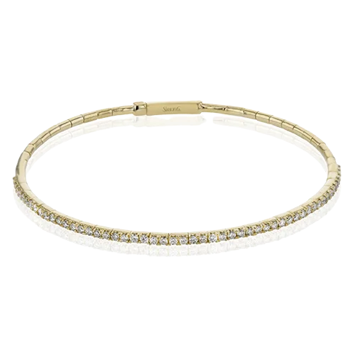 Bangle in 18k Gold with Diamonds