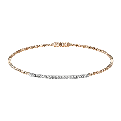 Bangle in 18k Gold with Diamonds