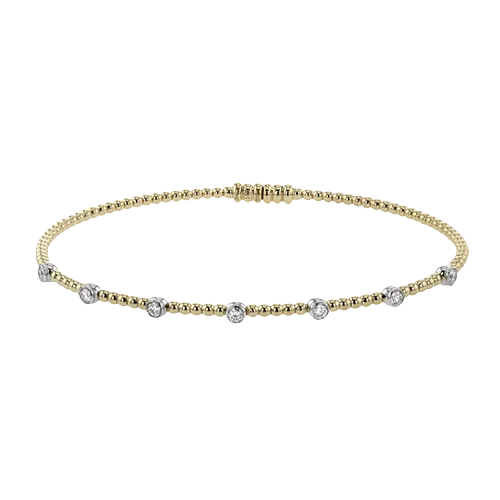 Bangle in 18k Gold with Diamonds