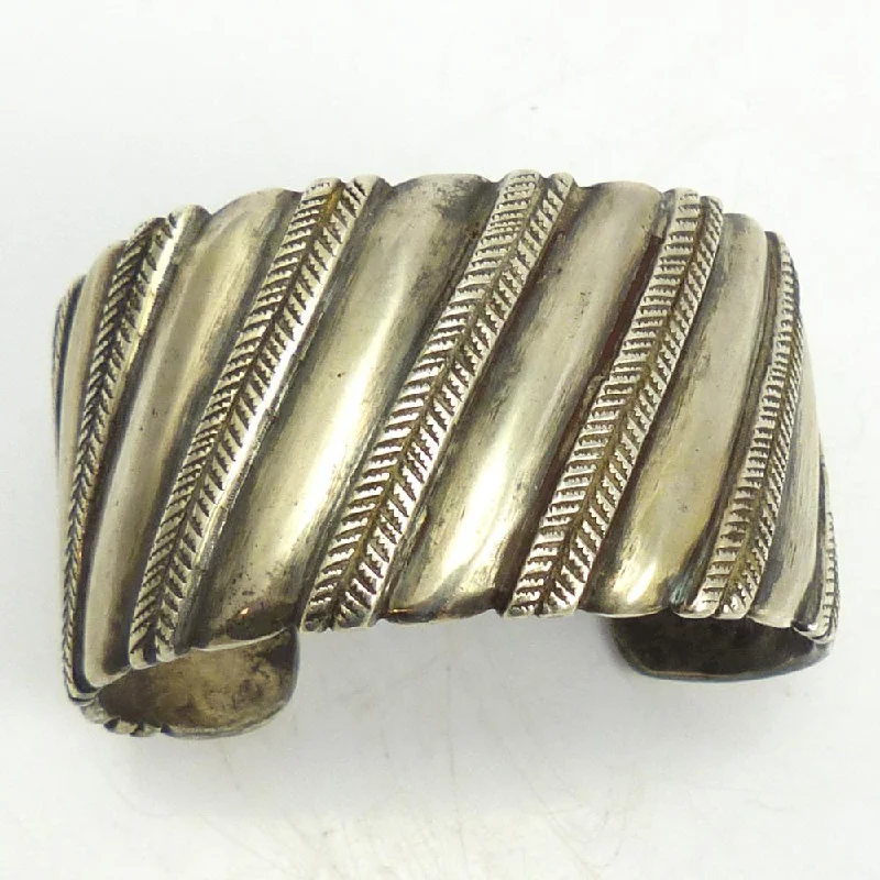 sterling silver infinity bracelet Coin Silver Cuff