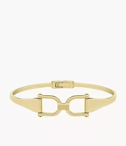 delicate chain necklace gold Fossil Gold Plated D Link Bracelet