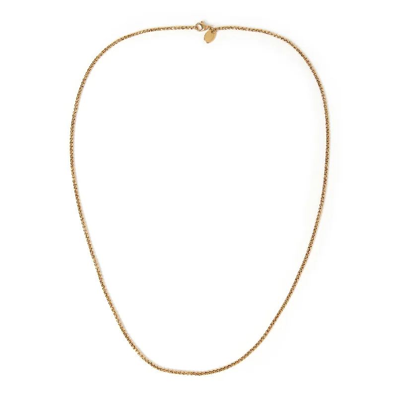 personalized name ring Hugo Gold Chain Necklace