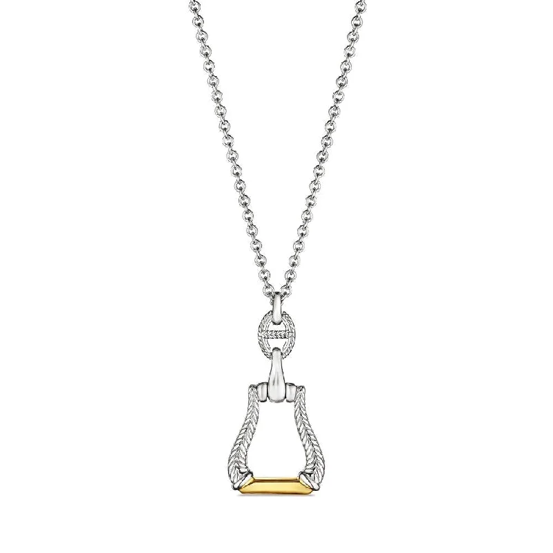 Judith Ripka Vienna Stirrup and Link Necklace