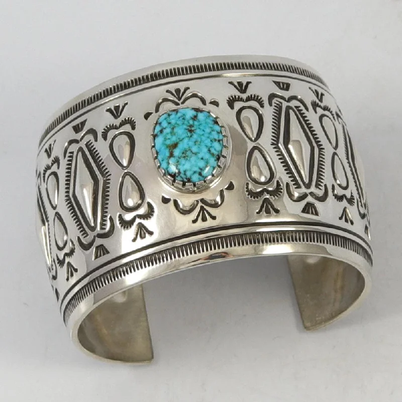 unique moon phase ring Kingman Turquoise Cuff