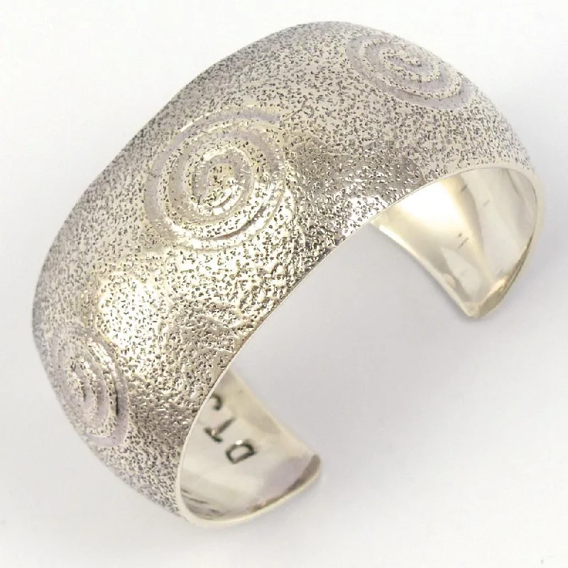 sterling silver lotus ring Migration Swirl Cuff