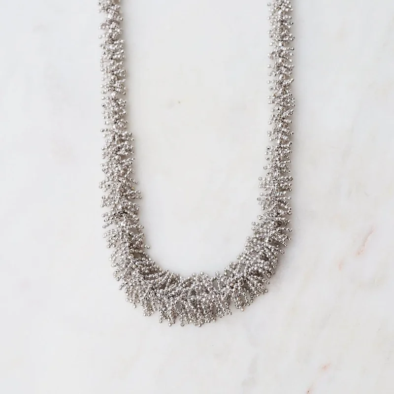 unique diamond tennis bracelet Graduated Fuzzy Necklace