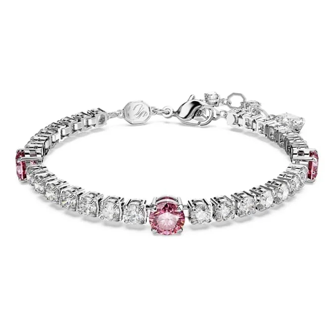 aquamarine birthstone necklace March Swarovski Matrix Tennis Bracelet