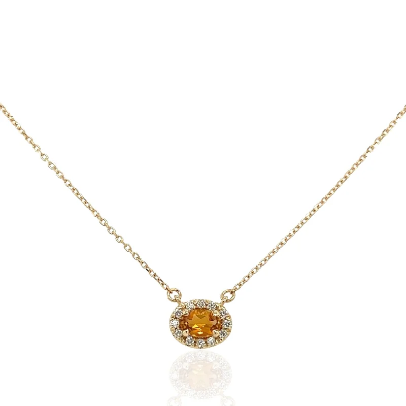 bold Cuban link bracelet men 14 Karat Yellow Gold Citrine and Diamond Station Necklace