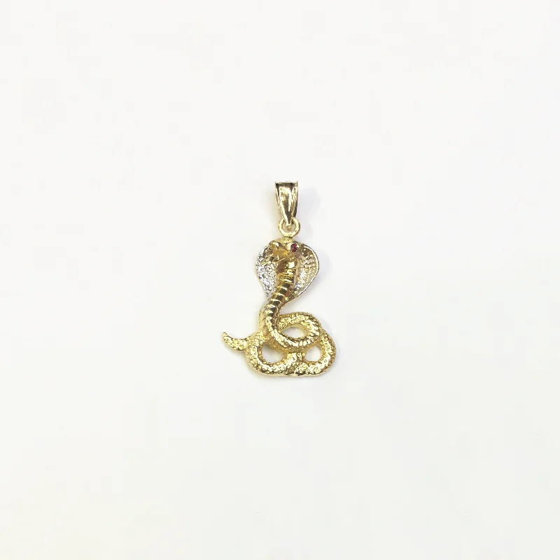 vintage diamond brooch Cobra CZ Pendant (14K)